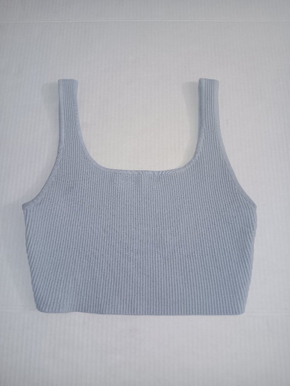 BABATON RIBBED CROP TANK-TOP
